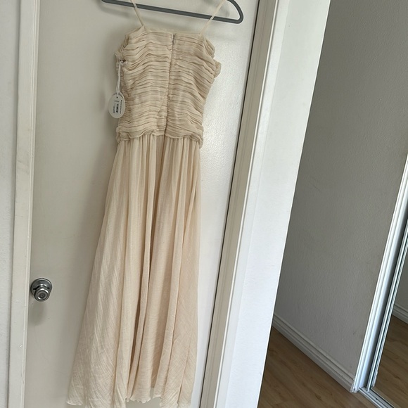 STAUD Hightide Dress Cream - size 4 - Picture 7 of 9